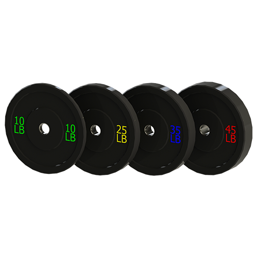 Image - Throwdown - Fit Bumper Plates Black - LB